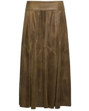 スカート Isabel Marant SKIRT (JU0032FCB3F02I 01BK) CARMELIA SKIRT Woman black | ISABEL MARANT Official online store
