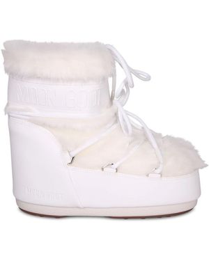 Moon Boot Fitness ,Wit ,Nylon Icon Low Nylon
