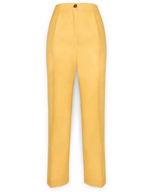 Elena Miro Straight Trousers - Amarillo