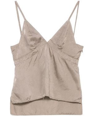 FEDERICO CINA Sleeveless Tops - Grey