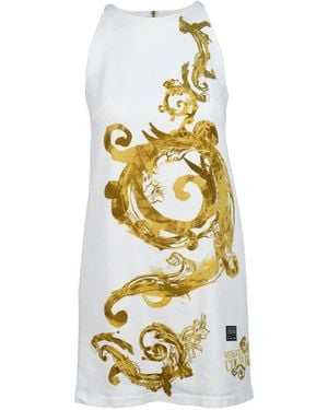 Versace Jeans Couture Short Dresses - Metallic