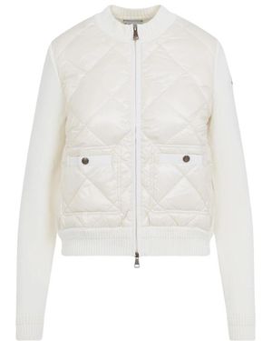 Moncler Bomber Jackets - Blanc