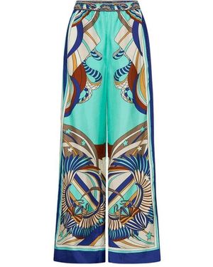 CAMILLA Wide Trousers - Blue