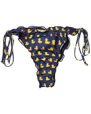 Mc2 Saint Barth Gummiente Druck Badehose - Blau