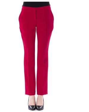 Byblos Straight Trousers - Rojo