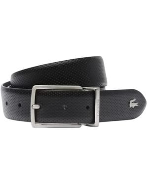 Lacoste Wendbarer Ledergürtel - Schwarz