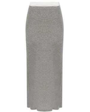 Samsøe & Samsøe Maxi Skirts - Gray