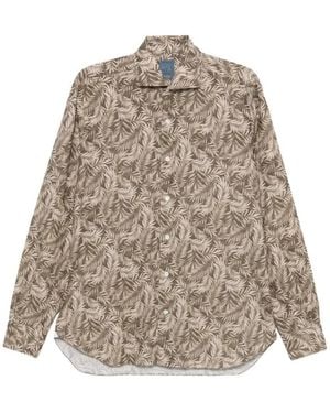 Barba Napoli Casual Shirts - Natural