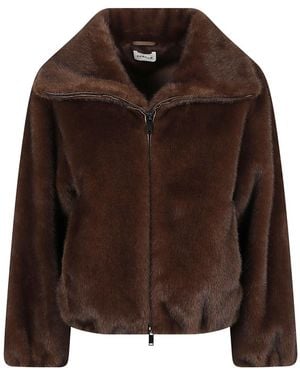 P.A.R.O.S.H. Faux Fur & Shearling Jackets - Marrón