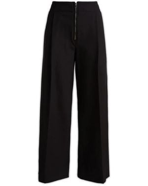 Proenza Schouler Broeken ,Zwart ,Nylon Klassieke Straight Leg Broek