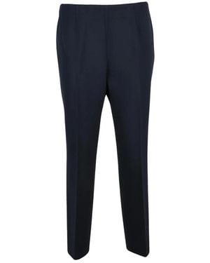 Peserico Rechte Broek - Blauw
