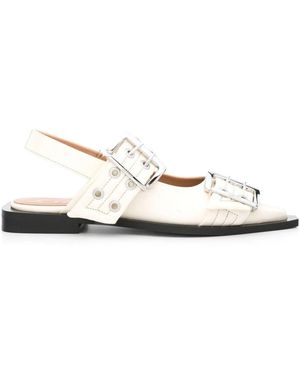 Ganni Ballerinas - White