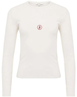 JW Anderson Long Sleeve Tops - Bianco