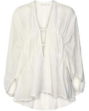 Rabens Saloner Blouses - Bianco
