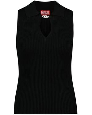 DIESEL M-Lilita Knit Top - Zwart