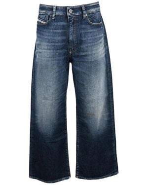 DIESEL Wide Jeans - Azul
