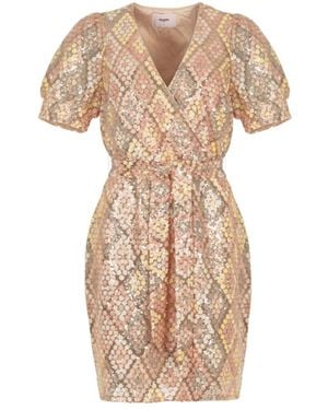 Freebird by Steven Wrap Dresses - Neutro