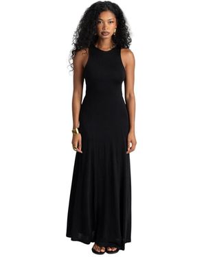 GUAJA. Maxi Dresses - Negro