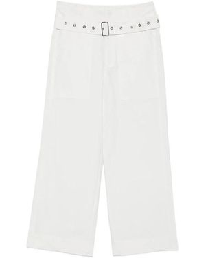 The Seafarer Wide Trousers - White