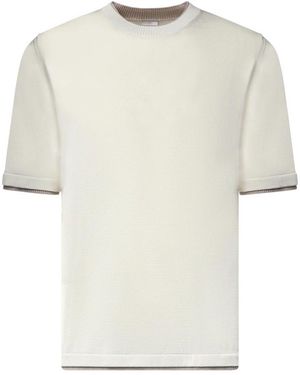 Eleventy Girocollo T-Shirt - Naturel