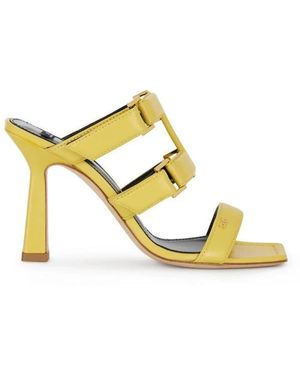 Elisabetta Franchi Heeled Mules - Metallic