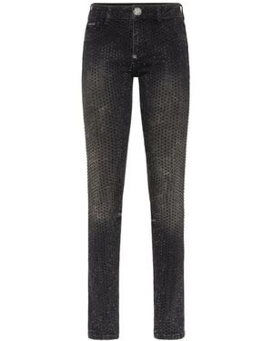 Philipp Plein Slim-Fit Jeans - Noir