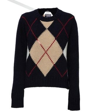 N°21 Round-Neck Knitwear - Azul