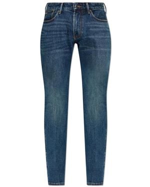 Emporio Armani Slim-Fit Jeans - Blue
