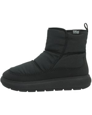 Fitflop Iq-Comff Wasserabweisende Nylon-Stiefel - Schwarz