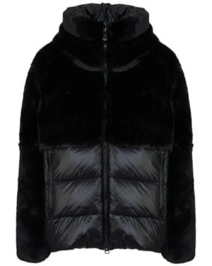 Blauer Faux Fur & Shearling Jackets - Black