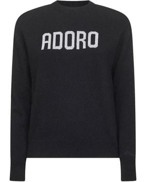 MC2 Saint Barth Round-Neck Knitwear - Black