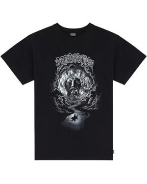 Propaganda Tops ,Zwart ,Katoen Grafische Print Katoenen T-Shirt