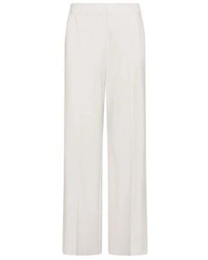 Marella Wide Trousers - White