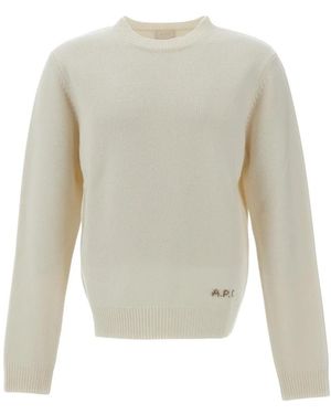A.P.C. Round-Neck Knitwear - Grigio