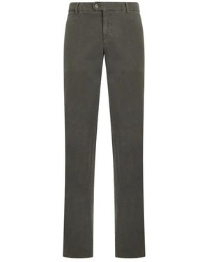 Fedeli Slim Straight Hosen - Grau