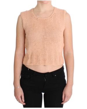 Pink Memories Elegante ärmellose strickweste pullover memories - Schwarz