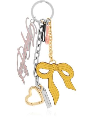 Marc Jacobs Sleutelhanger Met Bedels - Metallic