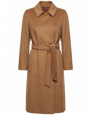 Max Mara Belted Coats - Marrón