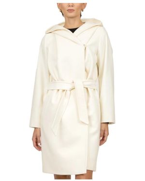 Max Mara Belted Coats - Naturel