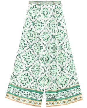 CAMILLA Wide Trousers - Verde