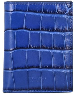 Tom Ford Wallets & Cardholders - Azul