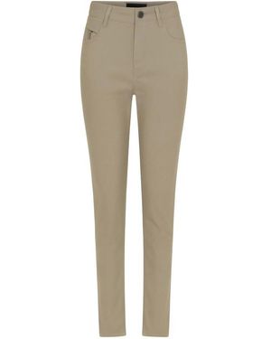 Cro Broeken ,Suzanne Slim-Fit Broek - Naturel