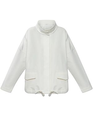 Hanro Hoodies & Sweatvesten ,Katoen Natural Living Sweatshirt - Wit