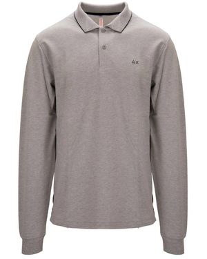 Sun 68 Polo Shirts - Grey