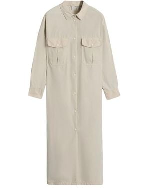 Aspesi Single-Breasted Coats - Natural