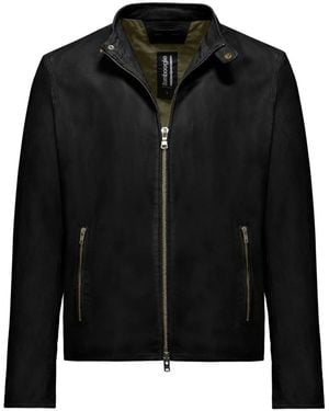 Bomboogie Leather Jackets - Black