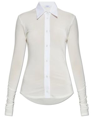 Off-White c/o Virgil Abloh Shirt Mit Logo - Weiß