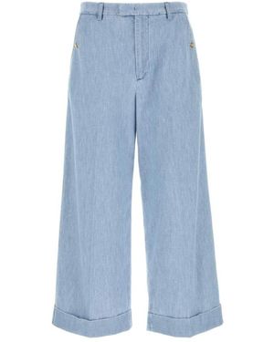 Valentino Garavani Wide Jeans - Blue