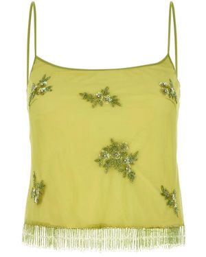 Blumarine Sleeveless Tops - Giallo