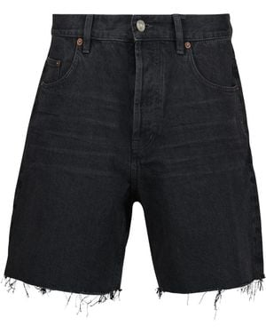 Saint Laurent Denim Shorts - Black